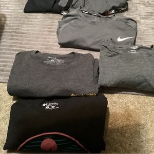 4 long sleeve Columbia shirts
